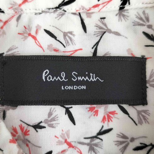 ポールスミス Paul Smith 小花 総柄プリント コットン 半袖シャツ メンズ import:S