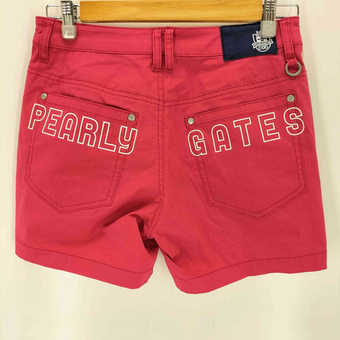 パーリーゲイツ PEARLY GATES ロゴ刺繍 ショートパンツ レディース 0