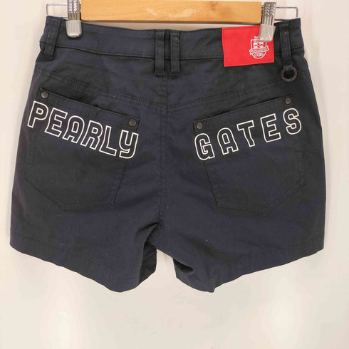 パーリーゲイツ PEARLY GATES ロゴ刺繍 ショートパンツ レディース 0