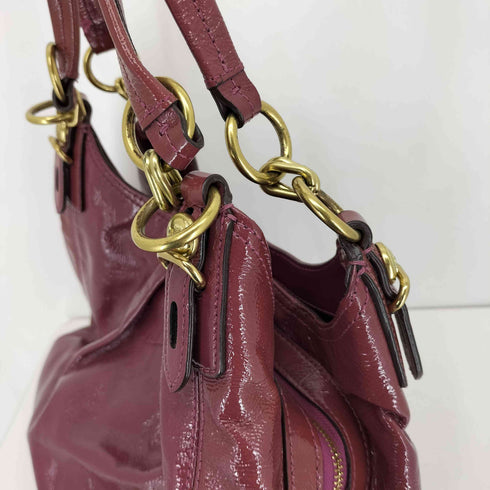 コーチ COACH パテント マギー ワンショルダーバッグ patent Maggie oneshoulder bag レディース