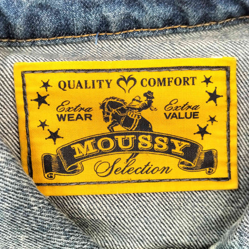 マウジー moussy ベルトデザイン デニム ジャケット レディース JPN:1