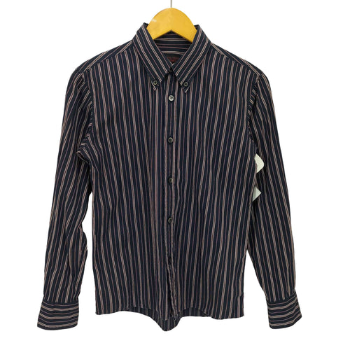 リーツテイラーザズー REATS TAILOR ZAZOUS ストライプ L/S ボタンダウン シャツ メンズ UK:36