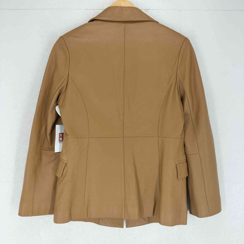 lamb leather ラムレザー 羊革 1B テーラード ジャケット レディース 77