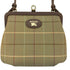 バーバリー BURBERRY ノバチェック がま口 玉虫色 ショルダーバッグ レディース ONE SIZE