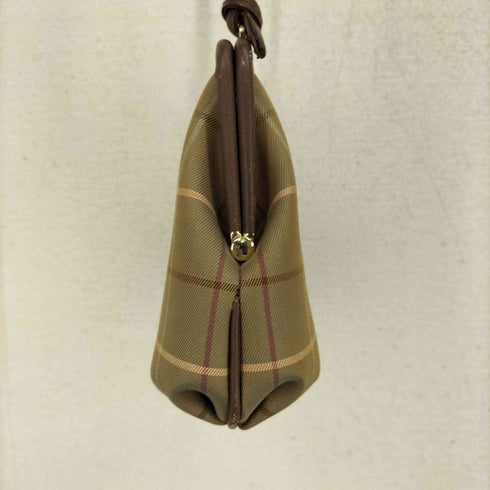 バーバリー BURBERRY ノバチェック がま口 玉虫色 ショルダーバッグ レディース ONE SIZE
