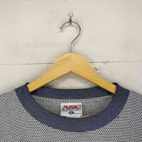 ASC USA製 NOTRE DAME プリント 半袖 Tシャツ メンズ XL