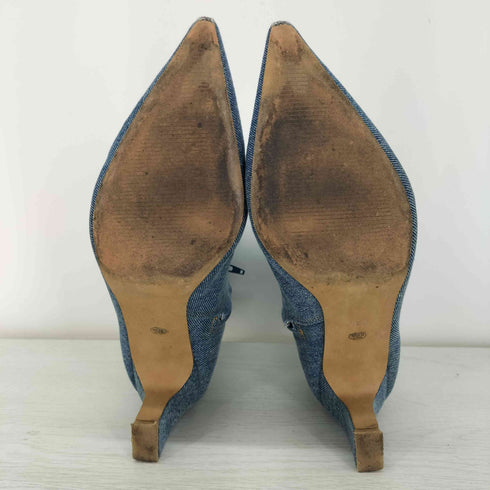メゾンスペシャル MAISON SPECIAL Denim Pointed Short Boots デニム ショートブーツ レディース 38.5インチ