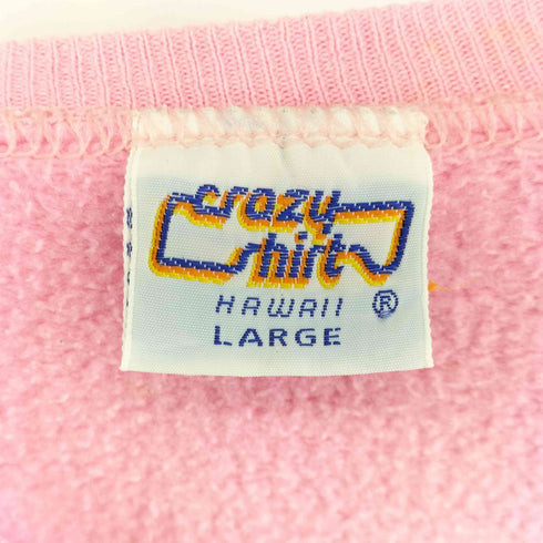 CrazyShirts 90S クリバンキャット 両面プリント スウェット メンズ import:L