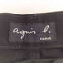 アニエスベー agnes b. PARIS 00Sフランス製 ボタンフライ コットン テーパードパンツ レディース JPN:42