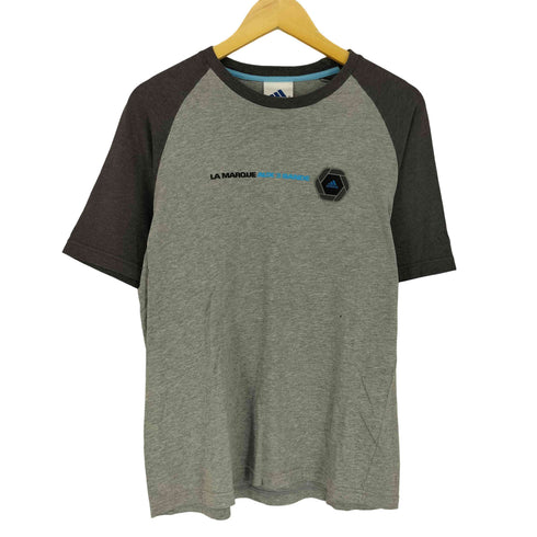 アディダス adidas 90s ラグラン パフォーマンスロゴ フロントプリント 半袖 Tシャツ メンズ M