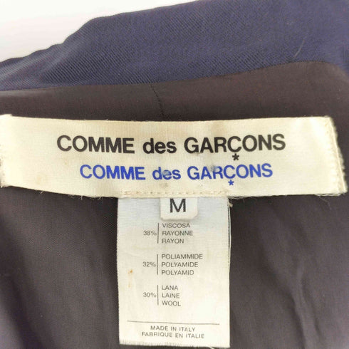 コムデギャルソンコムデギャルソン COMME des GARCONS COMME des GARCONS 変形 ボタンレス テーラードジャケット レディース JPN:M