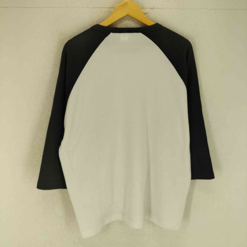 ジムマスター gym master ワッフル地 ラグラン サーマル 7分袖 Tシャツ メンズ L