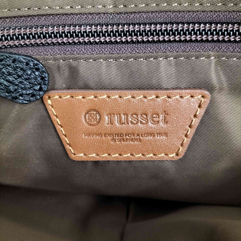 ラシット russet シグネチャーロゴ フロントロゴ 2way ショルダーバッグ レディース
