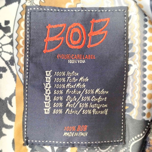BOB イタリア製 ツイード ベスト メンズ