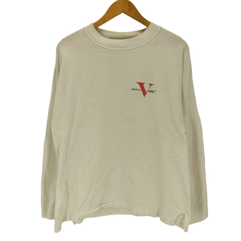 ギアフォースポーツ GEAR FOR SPORTS 90s MADE IN USA 企業ロゴ プリント 長袖Tシャツ メンズ M