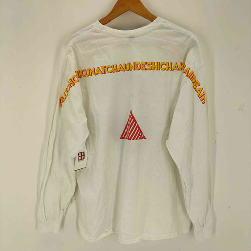 人物プリント 両面 長袖Tシャツ メンズ XL