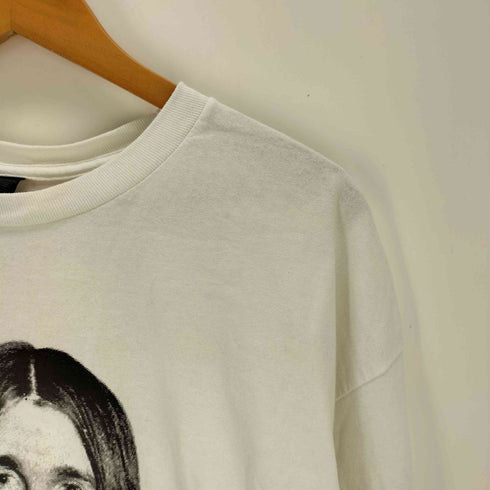 人物プリント 両面 長袖Tシャツ メンズ XL