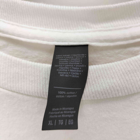 人物プリント 両面 長袖Tシャツ メンズ XL
