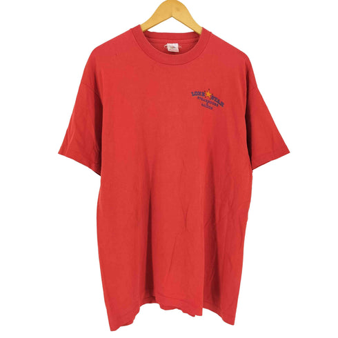 フルーツオブザルーム FRUIT OF THE LOOM 90s USA製 企業ロゴ プリント クルーネック 半袖Tシャツ メンズ XL