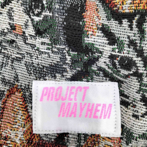 PROJECT MAYHEM プロジェクトメイヘム ゴブラン織り 猫 総柄 バラクラバ メンズ