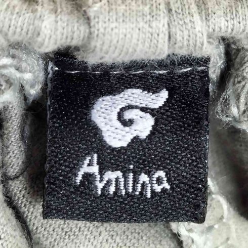 アミナ Amina サイドギャザー サルエルパンツ レディース