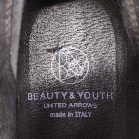 ビューティーアンドユースユナイテッドアローズ BEAUTY & YOUTH UNITED ARROWS イタリア製 ウィングチップ レースアップブーツ メンズ EUR:40