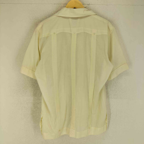 80s mexacali 襟芯 半袖 キューバシャツ メンズ L