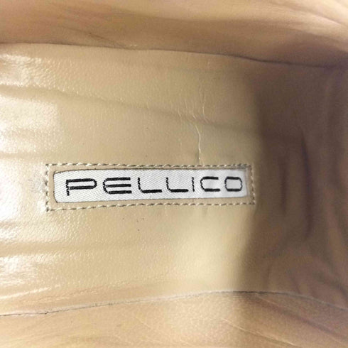 ペリーコ PELLICO メダリオン ピンヒール ショート ブーツ レディース 36 1/2