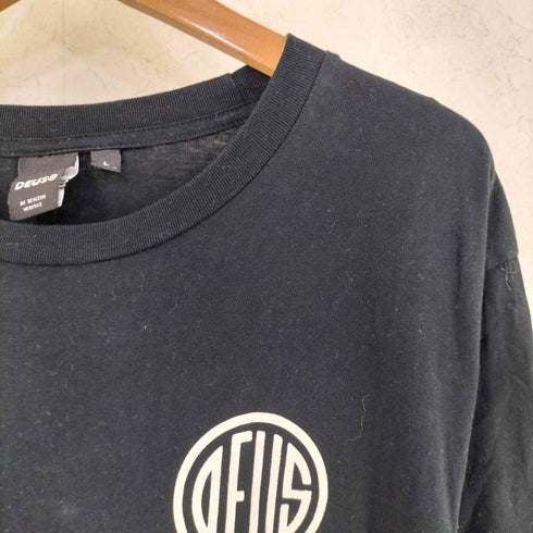デウス DEUS 両面 プリント 半袖 Tシャツ メンズ L