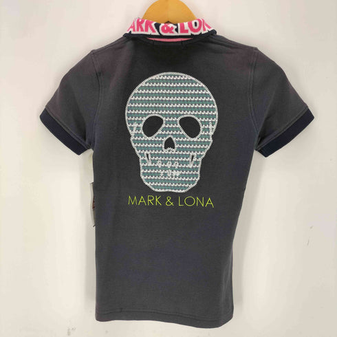 マークアンドロナ MARK&LONA キャラクター刺繍 半袖 ポロシャツ レディース import:S