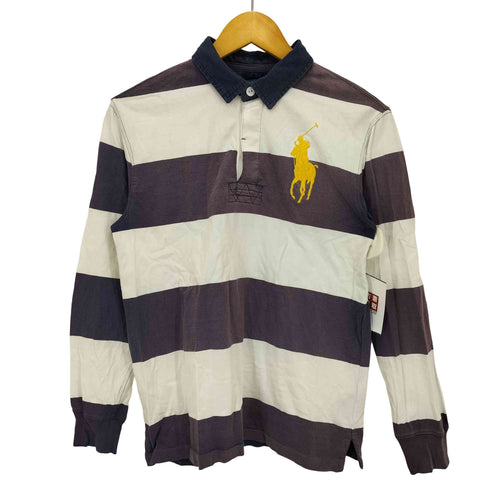 ポロラルフローレン POLO RALPH LAUREN ビッグポニー 刺繍 L/S ポロシャツ レディース import:L