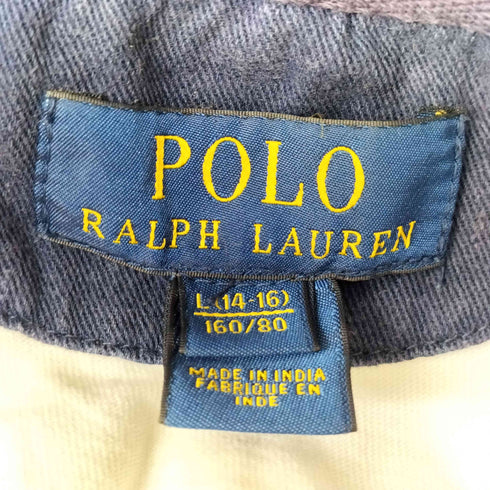 ポロラルフローレン POLO RALPH LAUREN ビッグポニー 刺繍 L/S ポロシャツ レディース import:L