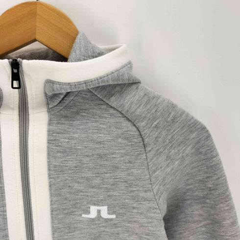 ジェイリンドバーグ J.LINDEBERG ロゴ刺繍 ボンディング ジップパーカー レディース XS