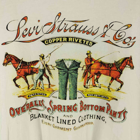 リーバイス Levis VINTAGE FIT プリント 半袖 Tシャツ メンズ L