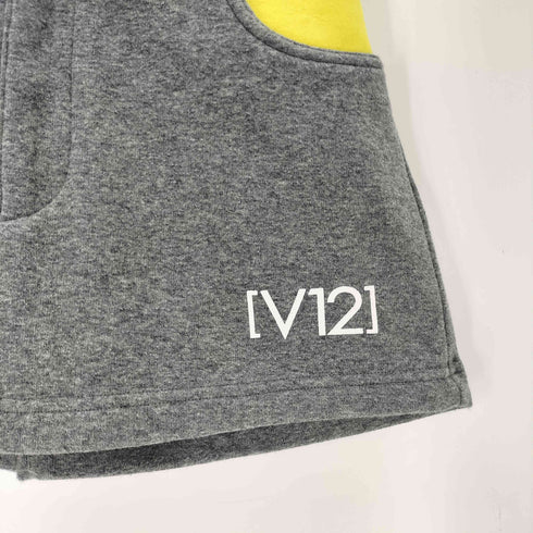 V12 ヴィ・トゥエルヴ F2 SKIRT ロゴプリント スウェット ミニスカート レディース 0