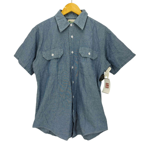 キー KEY 70-80S シャンブレー S/S ワーク シャツ メンズ