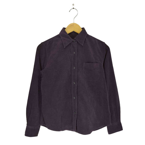 ユニクロ UNIQLO 90-00s OLD コーデュロイ 長袖 シャツ レディース M