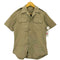 ユーエスアーミー U.S. ARMY 70S ミリタリー S/S チノ シャツ メンズ SML