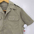 ユーエスアーミー U.S. ARMY 70S ミリタリー S/S チノ シャツ メンズ SML