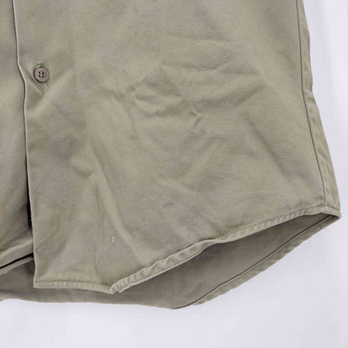 ユーエスアーミー U.S. ARMY 70S ミリタリー S/S チノ シャツ メンズ SML