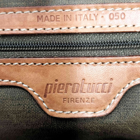 PIEROTUCCI 総柄レザートート メンズ