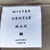 ミスタージェントルマン MISTERGENTLEMAN ダブルブレスト シルク シャツジャケット メンズ M