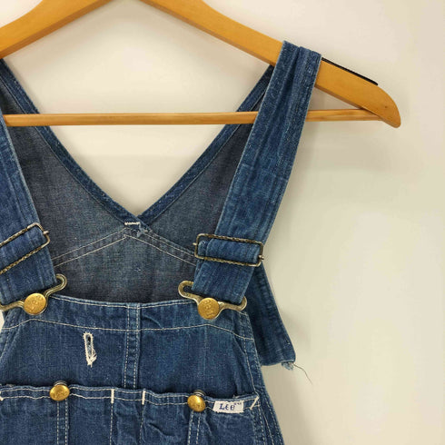 リー Lee 70S USA製 デニム ペインター ワーク オーバーオール 濃紺 ユニオンチケット レディース