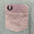 フレッドペリー FRED PERRY ロゴ 刺繍 クルーネック S/S ポケット Tシャツ メンズ import:S