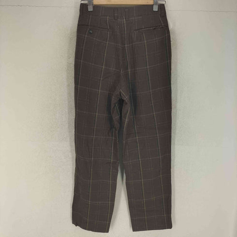 ジュンメン JUN MEN MADE IN JAPAN 日本製 YZIP チェック 2タック スラックス メンズ W70