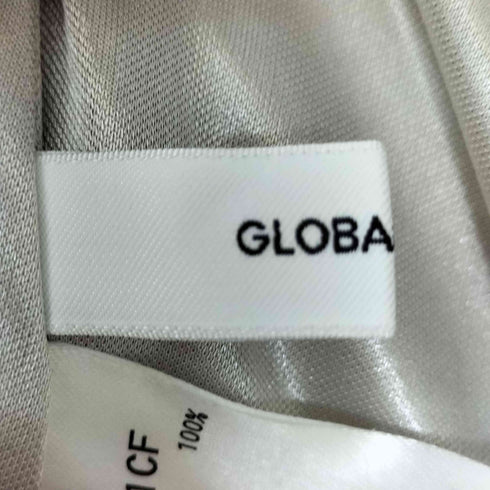 グローバルワーク GLOBAL WORK サテンストレッチフレアスカート レディース