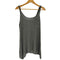 アルマーニエクスチェンジ ARMANI EXCHANGE Uネック ジップ胸ポケット アシンメトリー ノースリーブ レディース import:M