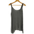 アルマーニエクスチェンジ ARMANI EXCHANGE Uネック ジップ胸ポケット アシンメトリー ノースリーブ レディース import:M