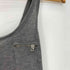 アルマーニエクスチェンジ ARMANI EXCHANGE Uネック ジップ胸ポケット アシンメトリー ノースリーブ レディース import:M