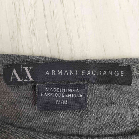 アルマーニエクスチェンジ ARMANI EXCHANGE Uネック ジップ胸ポケット アシンメトリー ノースリーブ レディース import:M